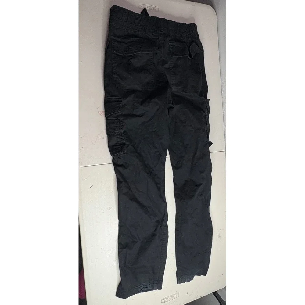 Hollister Slim Straight Cargo Pants Black Epic Flex  Size XS